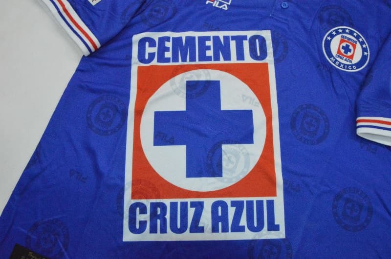 AAA(Thailand) Cruz Azul 1998/99 Home Retro Soccer Jersey