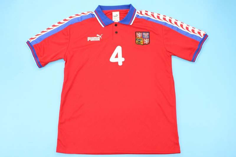 AAA(Thailand) Czech 1996 Home Retro Soccer Jersey