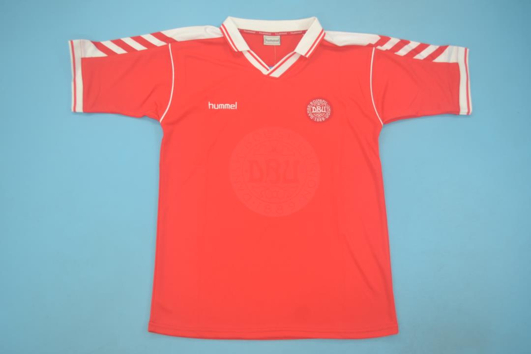 AAA(Thailand) Denmark 1998 Home Retro Soccer Jersey