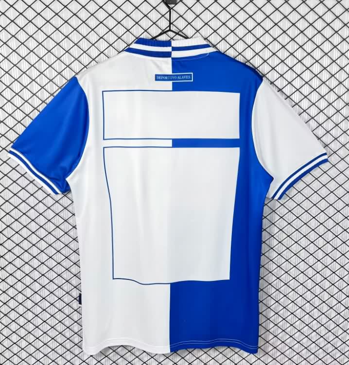 AAA(Thailand) Deportivo Alaves 2000/01 European Home Retro Soccer Jersey
