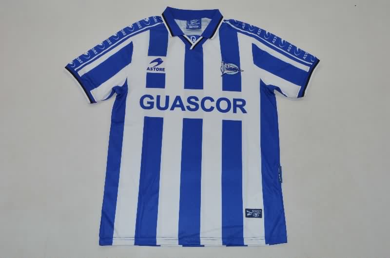 AAA(Thailand) Deportivo Alaves 1998/99 Home Retro Soccer Jersey AAA(Thailand) Deportivo Alaves 1998/99 Home Retro Soccer Jersey