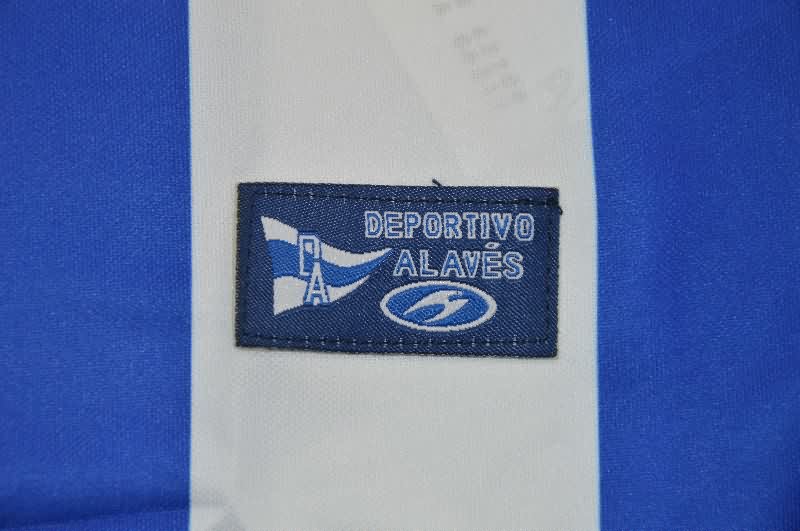 AAA(Thailand) Deportivo Alaves 1998/99 Home Retro Soccer Jersey