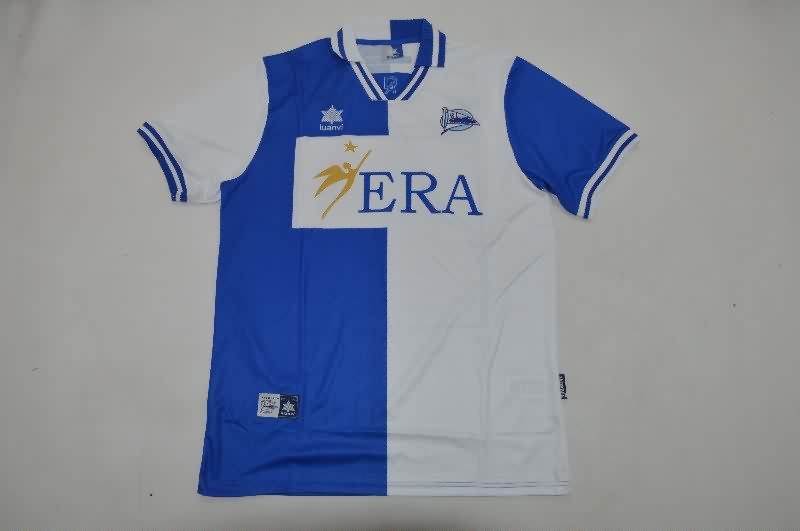 AAA(Thailand) Deportivo Alaves 1999/00 Home Retro Soccer Jersey AAA(Thailand) Deportivo Alaves 1999/00 Home Retro Soccer Jersey