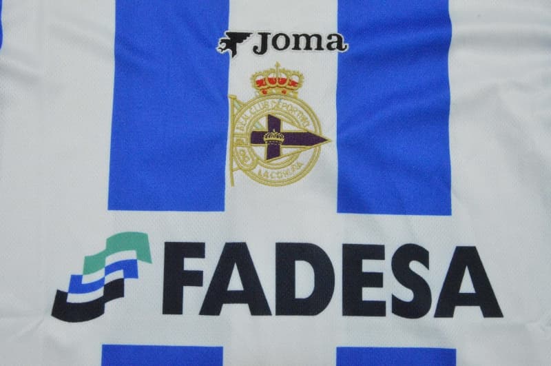 AAA(Thailand) Deportivo La Coruna 2002/03 Home Retro Soccer Jersey