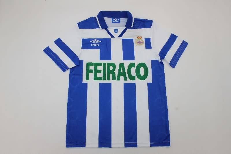 AAA(Thailand) Deportivo La Coruna 1994/95 Home Retro Soccer Jersey AAA(Thailand) Deportivo La Coruna 1994/95 Home Retro Soccer Jersey