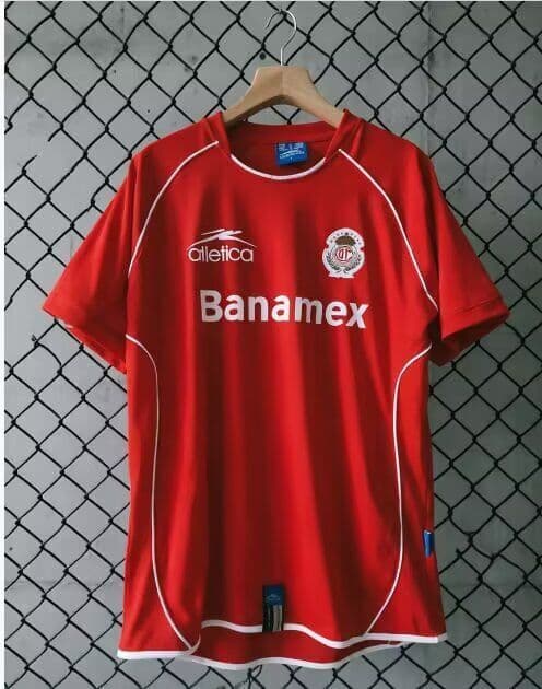 AAA(Thailand) Deportivo Toluca 2005/06 Home Retro Soccer Jersey AAA(Thailand) Deportivo Toluca 2005/06 Home Retro Soccer Jersey