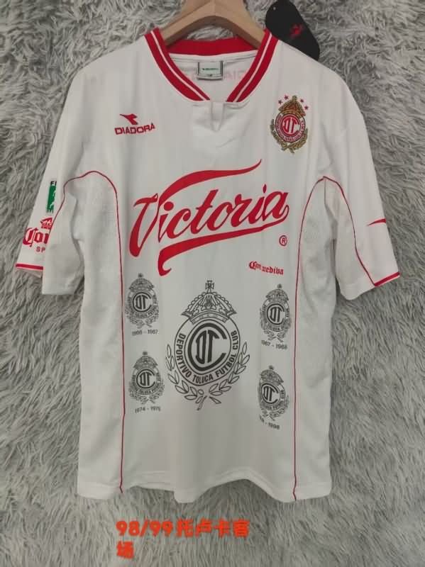 AAA(Thailand) Deportivo Toluca 1998/99 Away Retro Soccer Jersey AAA(Thailand) Deportivo Toluca 1998/99 Away Retro Soccer Jersey