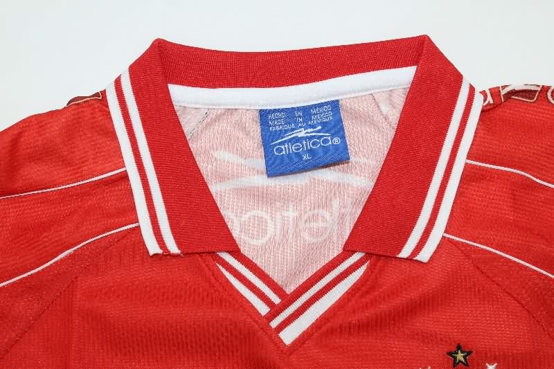 AAA(Thailand) Deportivo Toluca 1999/00 Home Retro Long Sleeve Soccer Jersey