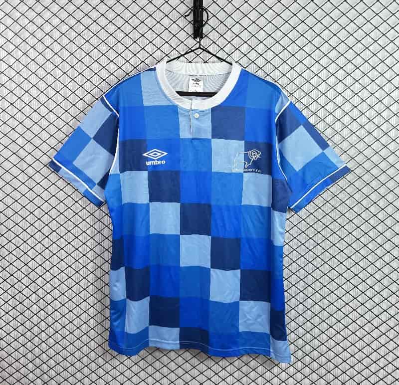 AAA(Thailand) Derby County 1987/89 Away Retro Soccer Jersey AAA(Thailand) Derby County 1987/89 Away Retro Soccer Jersey