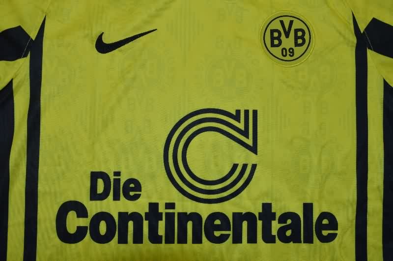 AAA(Thailand) Dortmund 1996/97 Home Retro Long Sleeve Soccer Jersey