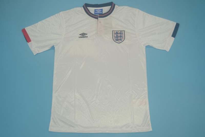 AAA(Thailand) England 1989 Home Retro Soccer Jersey
