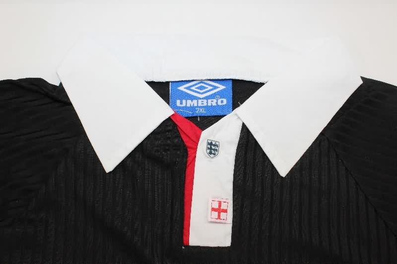 AAA(Thailand) England 1998 Black Retro Soccer Jersey