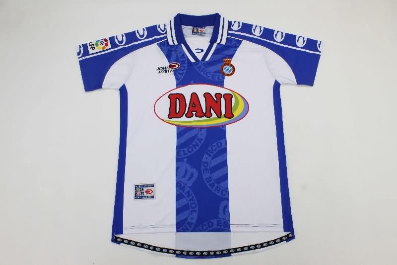 AAA(Thailand) Espanyol 1999/00 Home Retro Soccer Jersey AAA(Thailand) Espanyol 1999/00 Home Retro Soccer Jersey