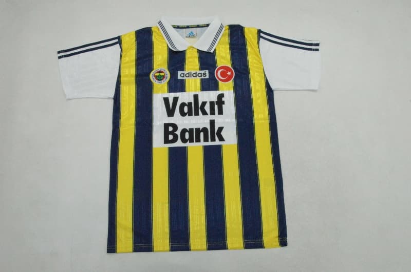 AAA(Thailand) Fenerbahce 1996/97 Home Retro Soccer Jersey