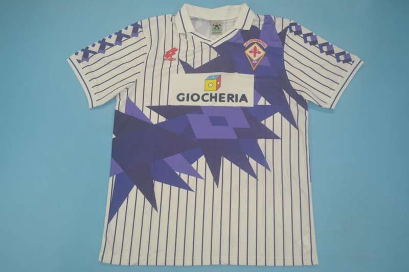 AAA(Thailand) Fiorentina 1991/92 Away Retro Soccer Jersey