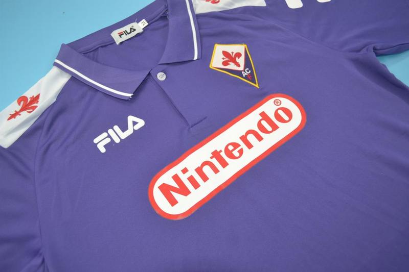 AAA(Thailand) Fiorentina 1998/99 Home Retro Soccer Jersey