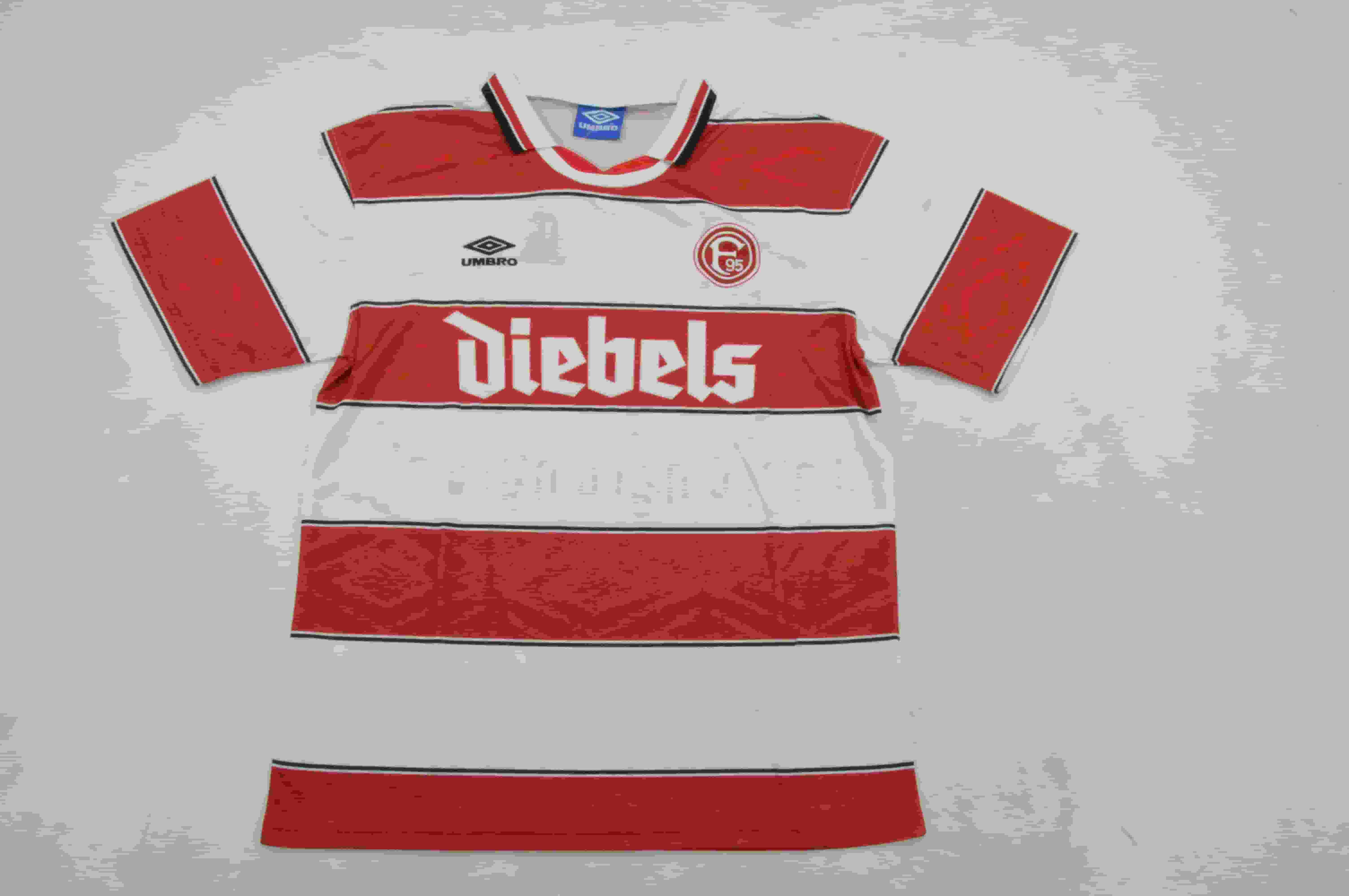 AAA(Thailand) Fortuna Dusseldorf 1995/96 Home Retro Soccer Jersey AAA(Thailand) Fortuna Dusseldorf 1995/96 Home Retro Soccer Jersey