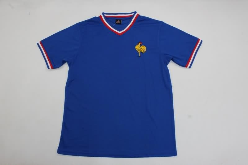 AAA(Thailand) France 1971 Home Retro Soccer Jersey