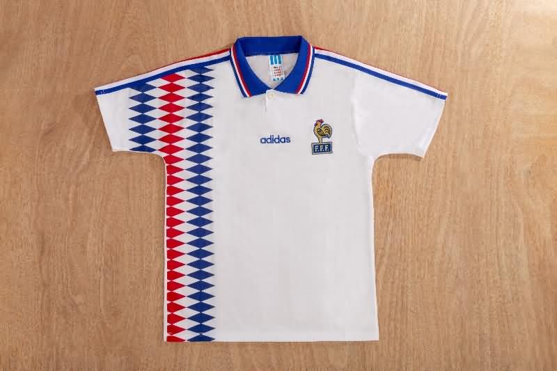 AAA(Thailand) France 1994 Away Retro Soccer Jersey