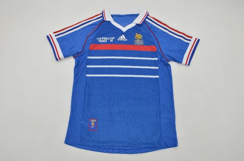 AAA(Thailand) France 1998 Home Retro Soccer Jersey (Player) AAA(Thailand) France 1998 Home Retro Soccer Jersey (Player)