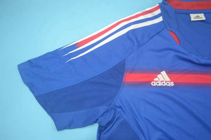 AAA(Thailand) France 2004 Home Retro Soccer Jersey