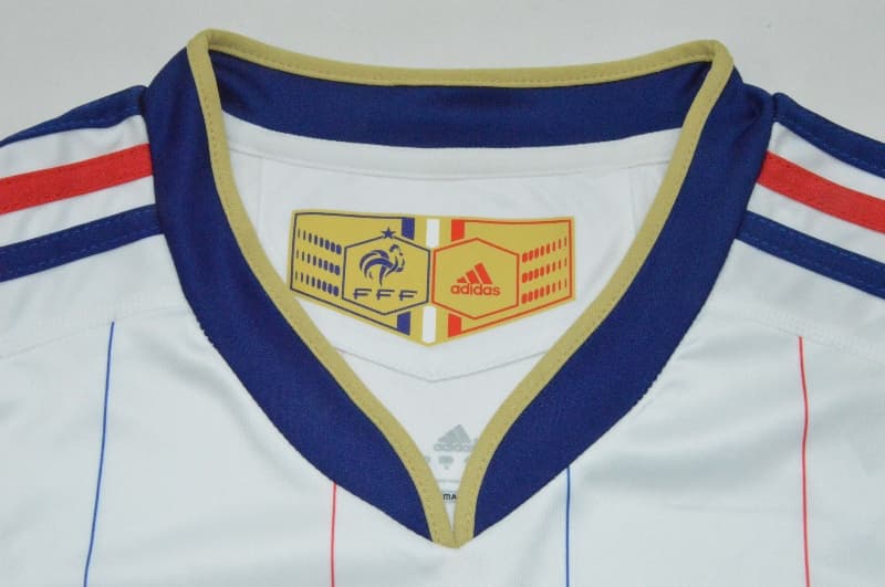 AAA(Thailand) France 2010 Away Retro Soccer Jersey