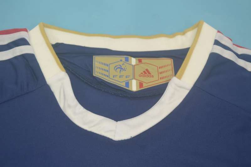 AAA(Thailand) France 2010 Home Retro Soccer Jersey