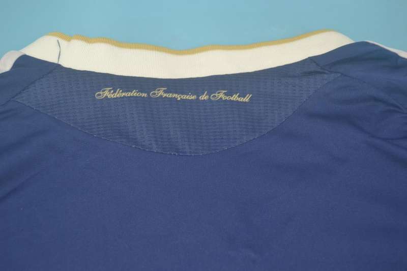 AAA(Thailand) France 2010 Home Retro Soccer Jersey