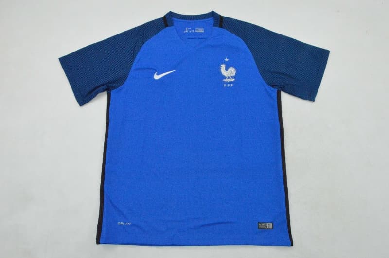 AAA(Thailand) France 2016 Home Retro Soccer Jersey