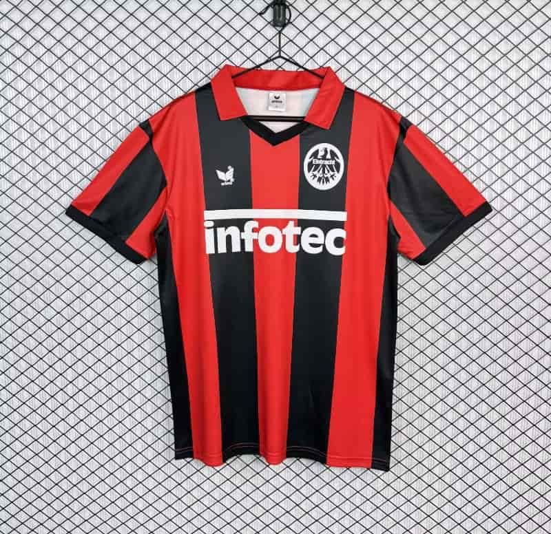 AAA(Thailand) Frankfurt 1983/84 Home Retro Soccer Jersey AAA(Thailand) Frankfurt 1983/84 Home Retro Soccer Jersey