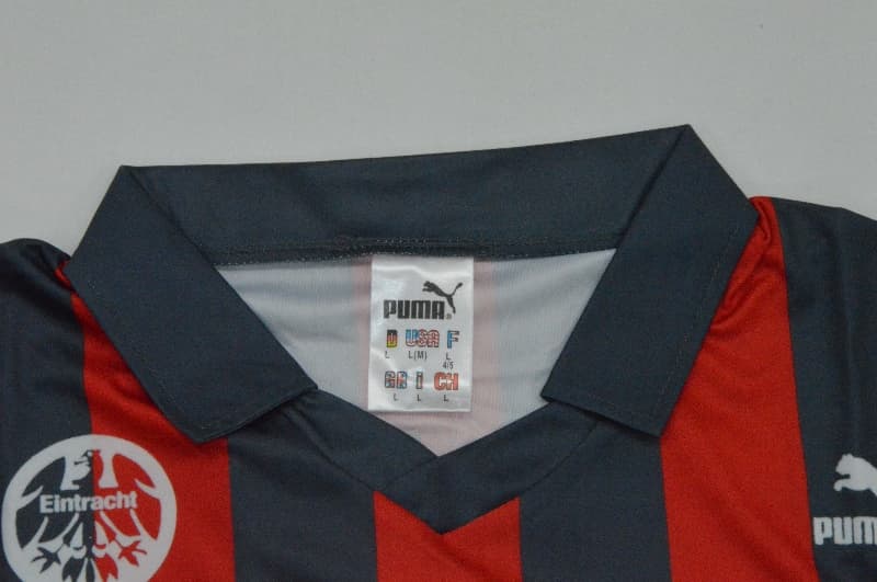 AAA(Thailand) Frankfurt 1991/92 Home Retro Long Sleeve Soccer Jersey