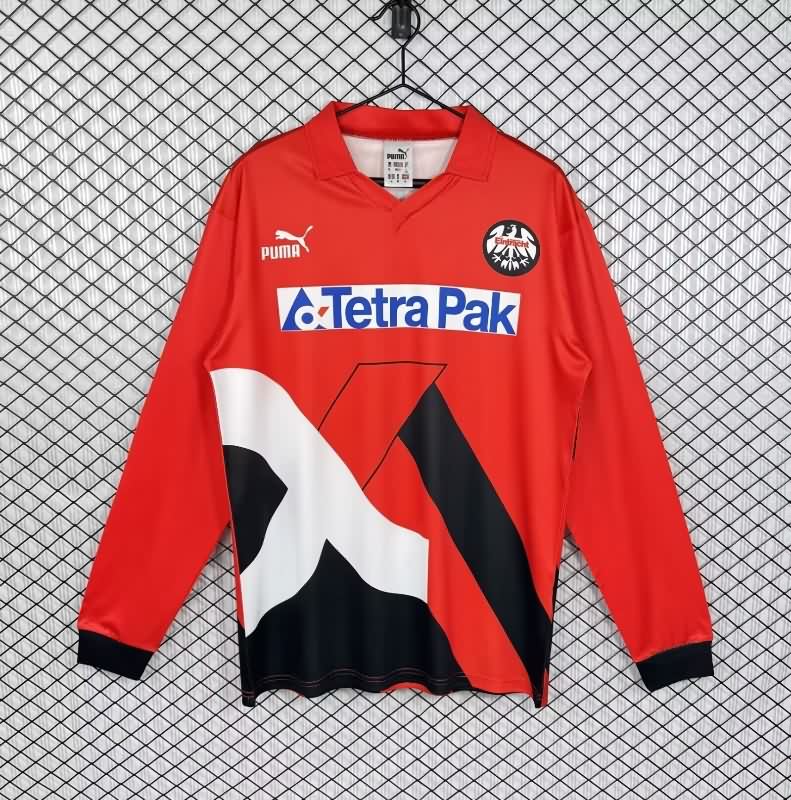 AAA(Thailand) Frankfurt 1993/95 Home Retro Long Sleeve Soccer Jersey AAA(Thailand) Frankfurt 1993/95 Home Retro Long Sleeve Soccer Jersey