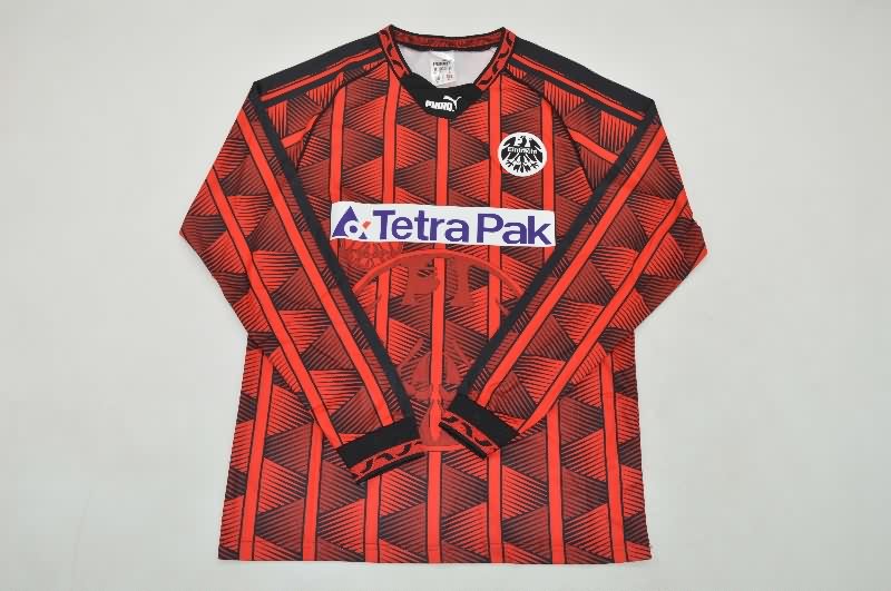 AAA(Thailand) Frankfurt 1995/96 Home Retro Long Sleeve Soccer Jersey AAA(Thailand) Frankfurt 1995/96 Home Retro Long Sleeve Soccer Jersey