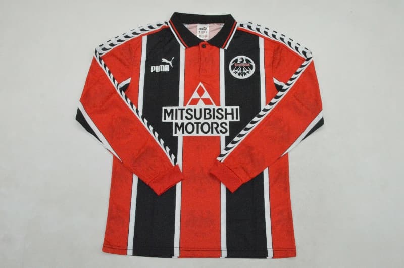 AAA(Thailand) Frankfurt 1996/97 Home Retro Long Sleeve Soccer Jersey AAA(Thailand) Frankfurt 1996/97 Home Retro Long Sleeve Soccer Jersey