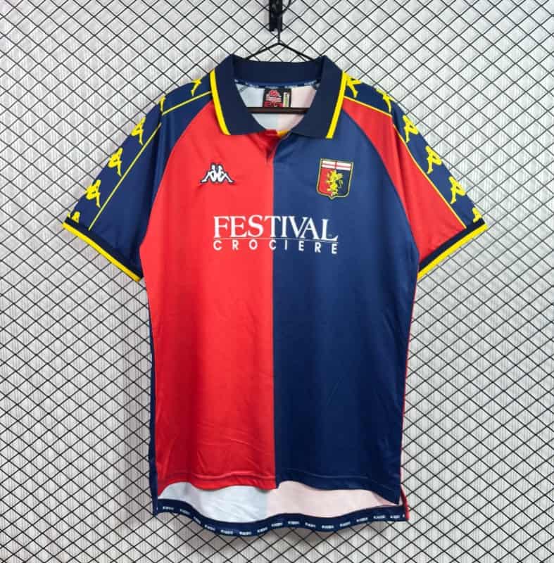 AAA(Thailand) Genoa 1999/00 Home Retro Soccer Jersey