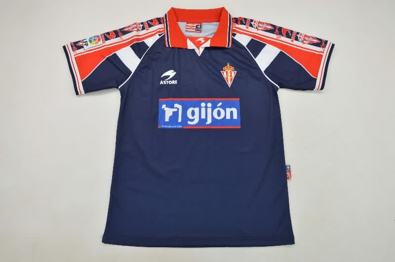 AAA(Thailand) Gijon 1999/00 Away Retro Soccer Jersey AAA(Thailand) Gijon 1999/00 Away Retro Soccer Jersey