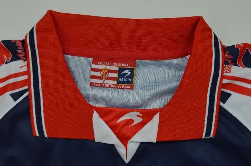 AAA(Thailand) Gijon 1999/00 Away Retro Soccer Jersey