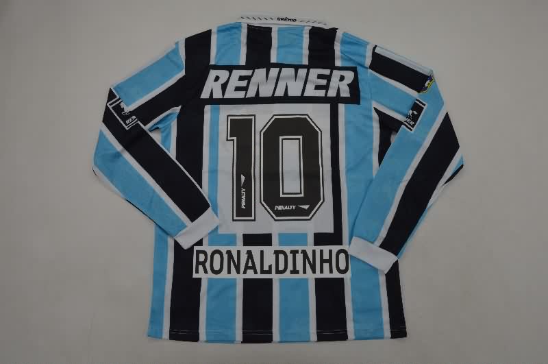 AAA(Thailand) Gremio 1997 Home Retro Long Sleeve Soccer Jersey