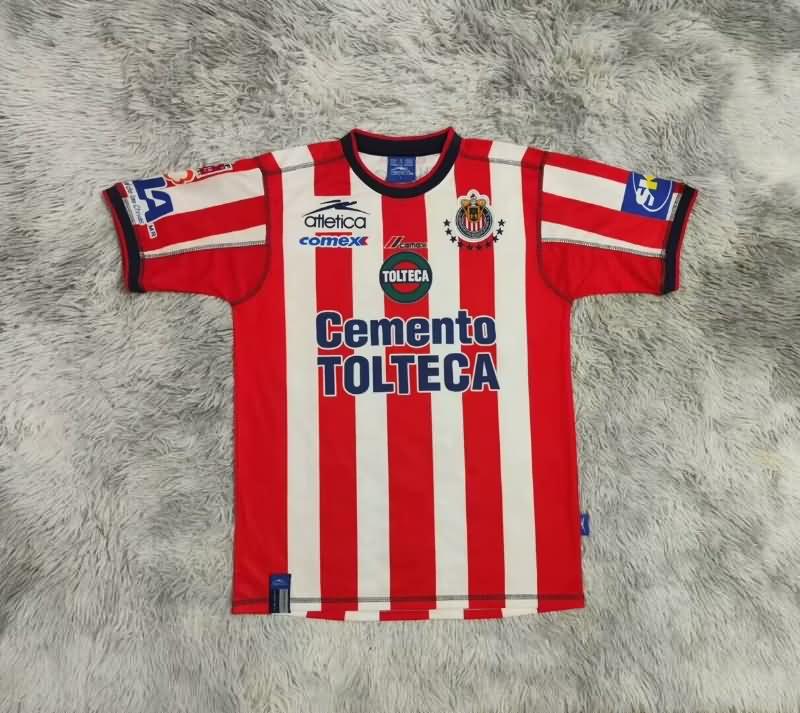 AAA(Thailand) Guadalajara 2002/03 Home Retro Soccer Jersey