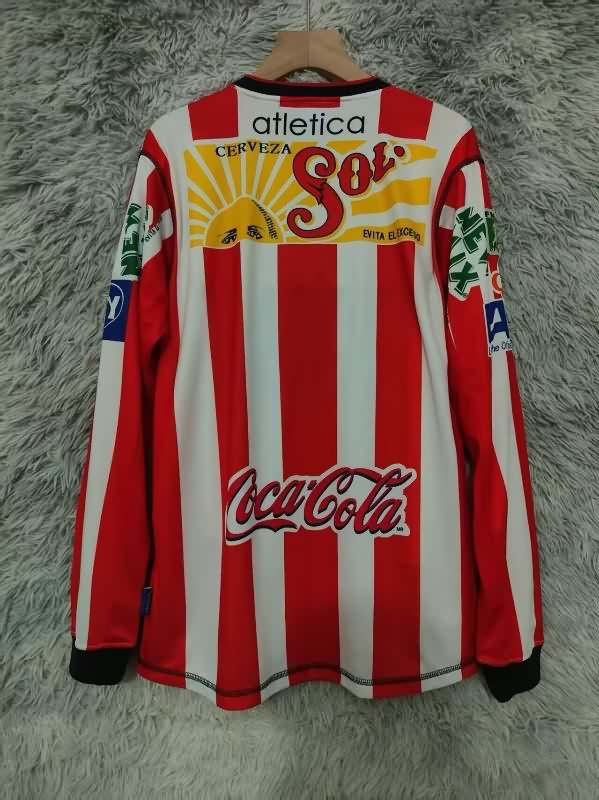 AAA(Thailand) Guadalajara 2002/03 Home Long Sleeve Retro Soccer Jersey