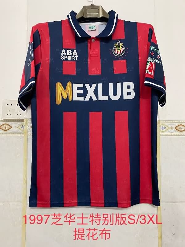 AAA(Thailand) Guadalajara 1997 Special Retro Soccer Jersey AAA(Thailand) Guadalajara 1997 Special Retro Soccer Jersey