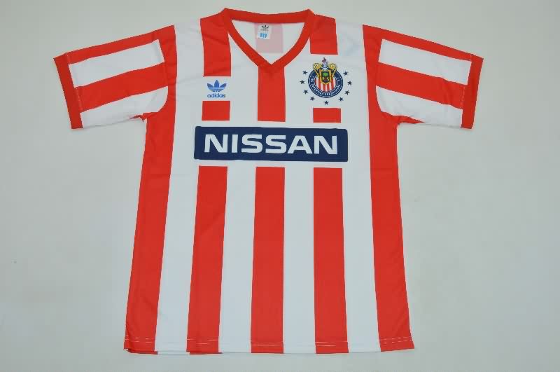 AAA(Thailand) Guadalajara 1990/91 Home Retro Soccer Jersey AAA(Thailand) Guadalajara 1990/91 Home Retro Soccer Jersey