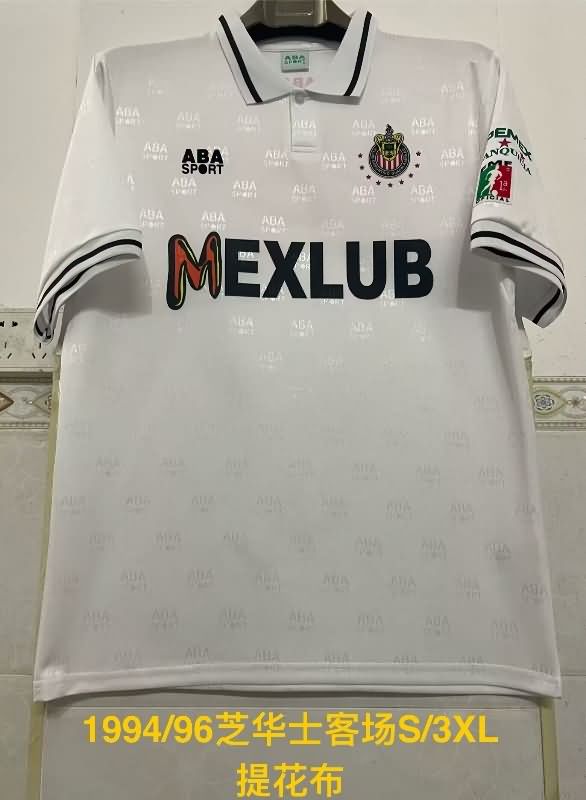 AAA(Thailand) Guadalajara 1994/96 Away Retro Soccer Jersey AAA(Thailand) Guadalajara 1994/96 Away Retro Soccer Jersey