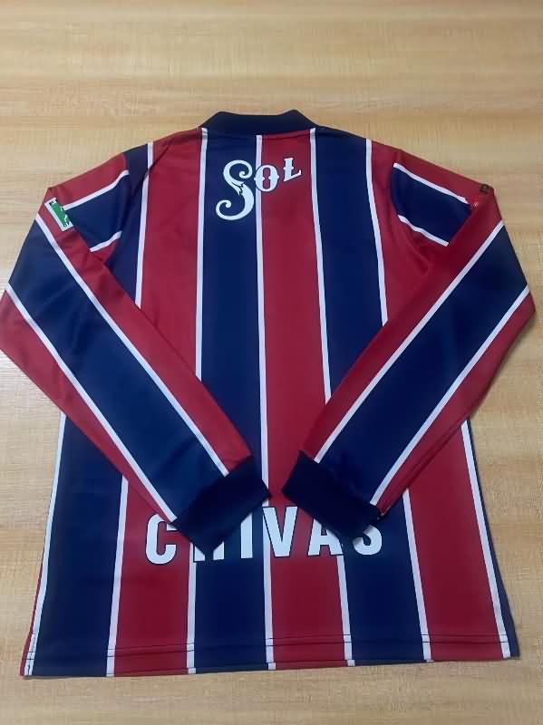 AAA(Thailand) Guadalajara 1996/97 Away Long Sleeve Retro Soccer Jersey