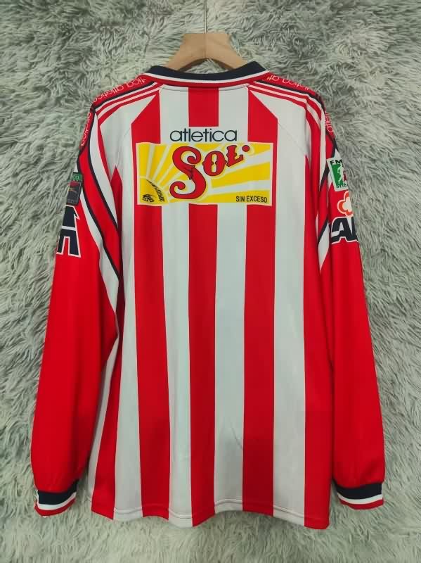 AAA(Thailand) Guadalajara 1998/99 Home Long Sleeve Retro Soccer Jersey