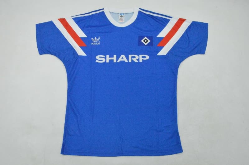 AAA(Thailand) Hamburger SV 1990/91 Away Retro Soccer Jersey AAA(Thailand) Hamburger SV 1990/91 Away Retro Soccer Jersey