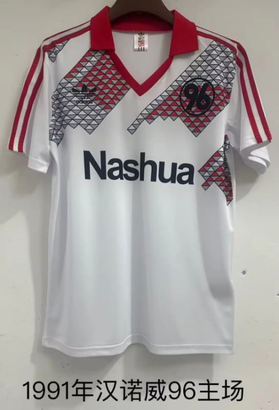 AAA(Thailand) Hannover 96 1991/92 Away Retro Soccer Jersey