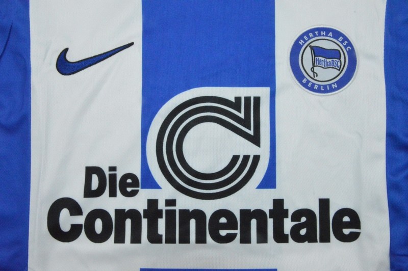 AAA(Thailand) Hertha BSC 1999/00 Home Retro Soccer Jersey