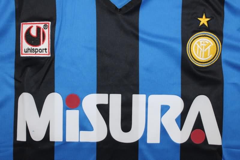 AAA(Thailand) Inter Milan 1990/91 Home Retro Soccer Jersey