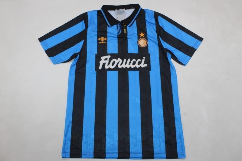 AAA(Thailand) Inter Milan 1993/94 Home Retro Soccer Jersey